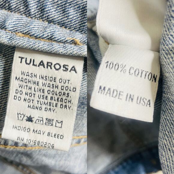 Tularosa Tamsen Distressed Denim Jacket Blue Medium Revolve EUC - Picture 12 of 12